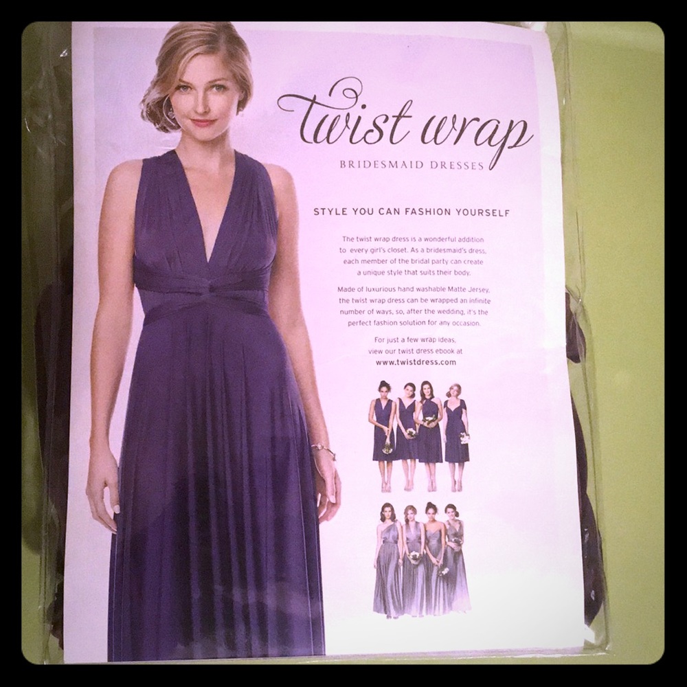 Dessy Collection-Twist Wrap- Bridesmaids Dress