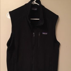 Patagonia Better Sweater Black Vest Sz M