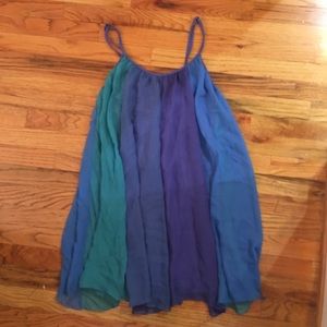 Free people strapless swing dress