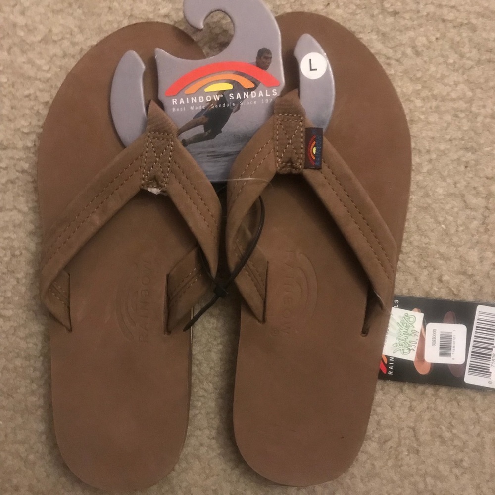 Men’s L Rainbow Sandals - New With Tags!