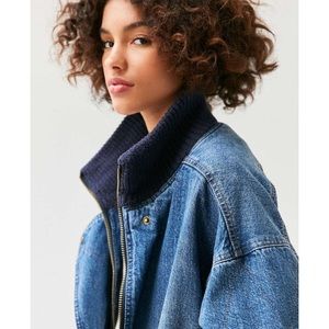 Urban Outfitters BDG oversized ribbed denim parka