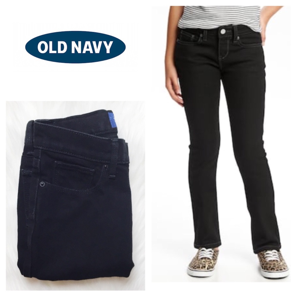 Old Navy Black Skinny Jeans Size 10 LIKE NEW