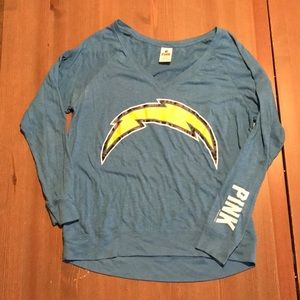 San Diego Chargers Pink Victoria’s Secret Top