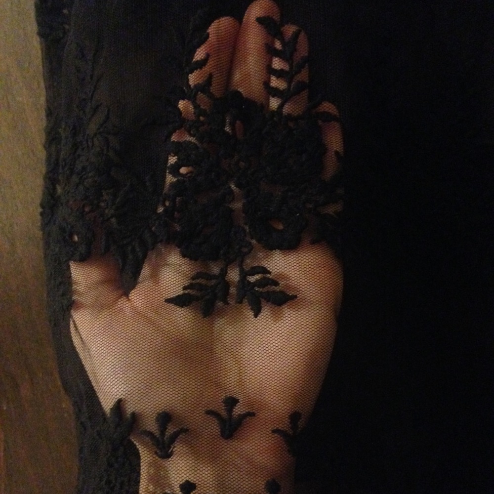 Sheer lace tank