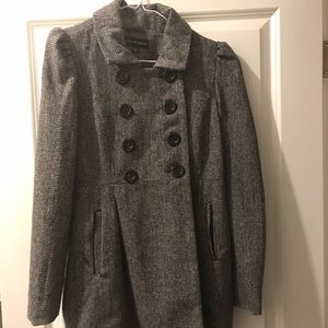 Gray Pea Coat- Ambience Apparel