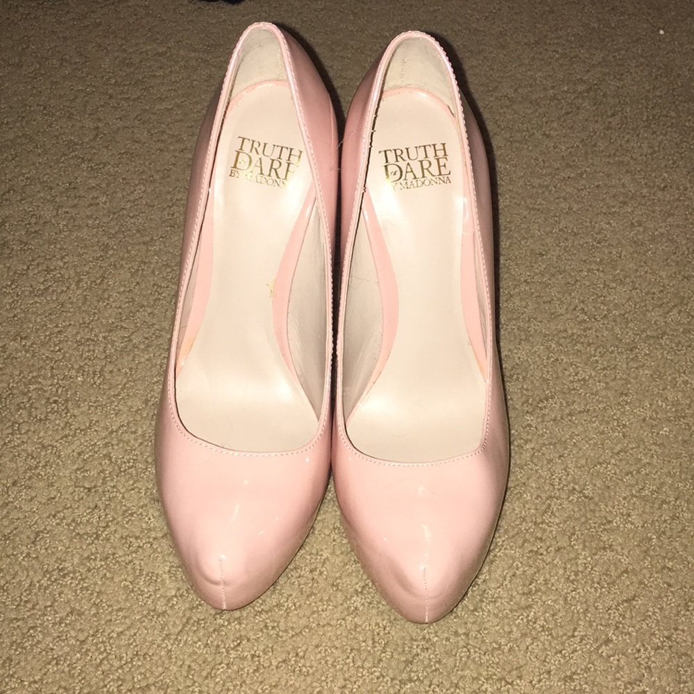 Pale Pink Stilettos: Size 5.5