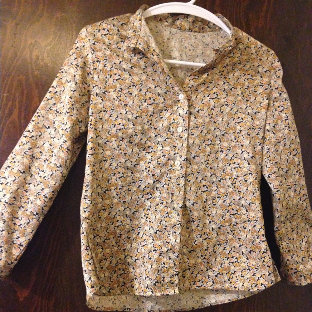 Paisley button up