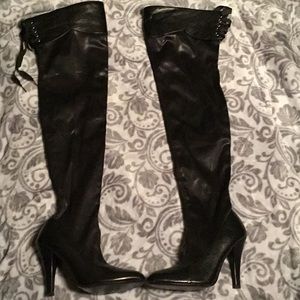Colin Stuart stretchy thigh high boot