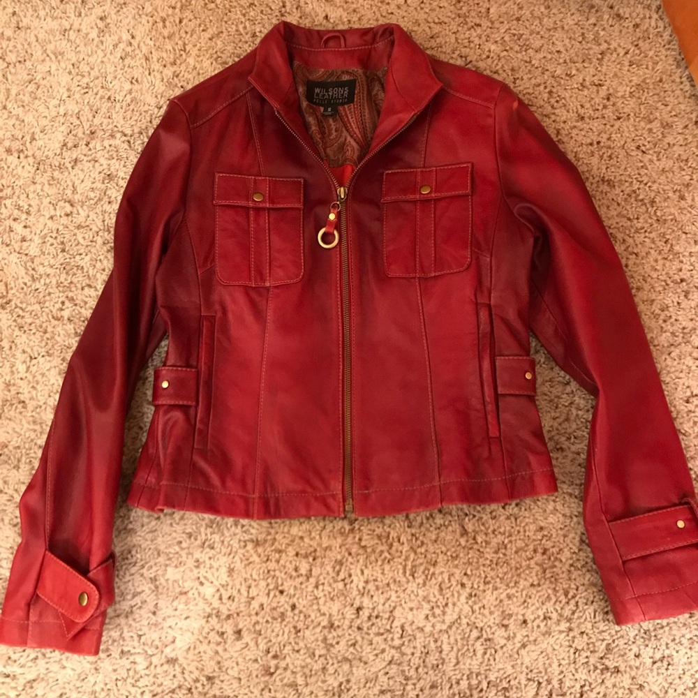 PRICE JUST REDUCED!!  Wilson’s  leather coat.