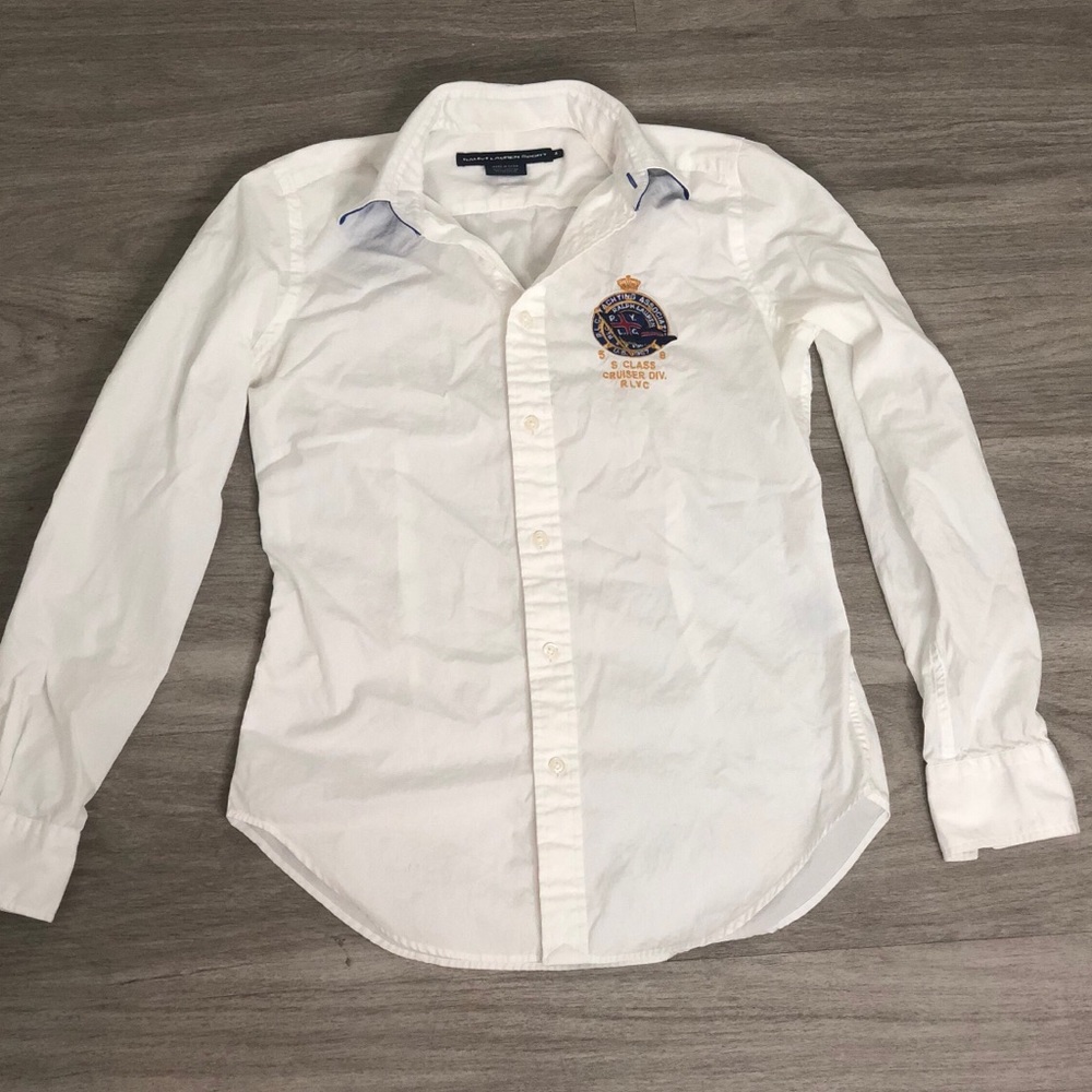 Ralph Lauren Sport Women’s White Button Up Shirt