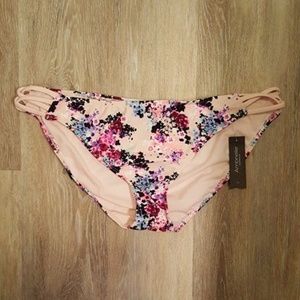 Pink Floral Bikini Bottom