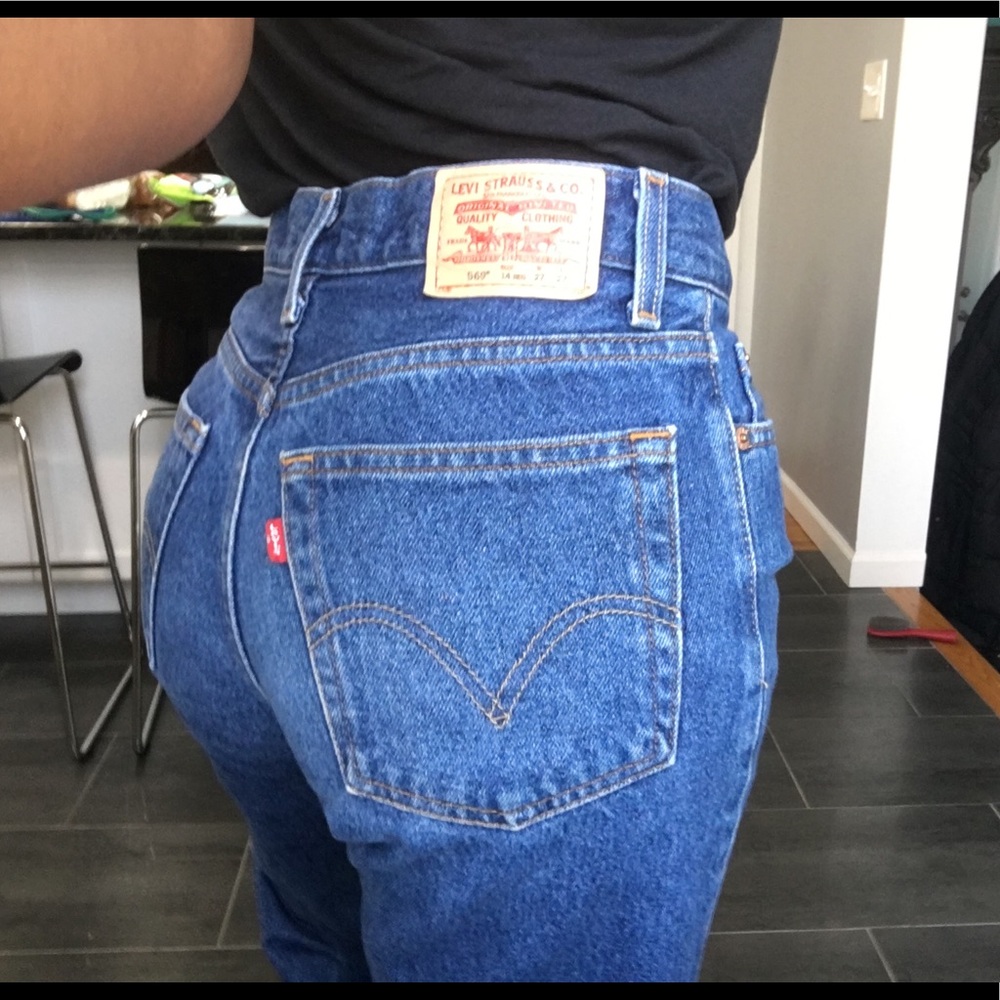 Levi’s blue vintage high waisted jeans