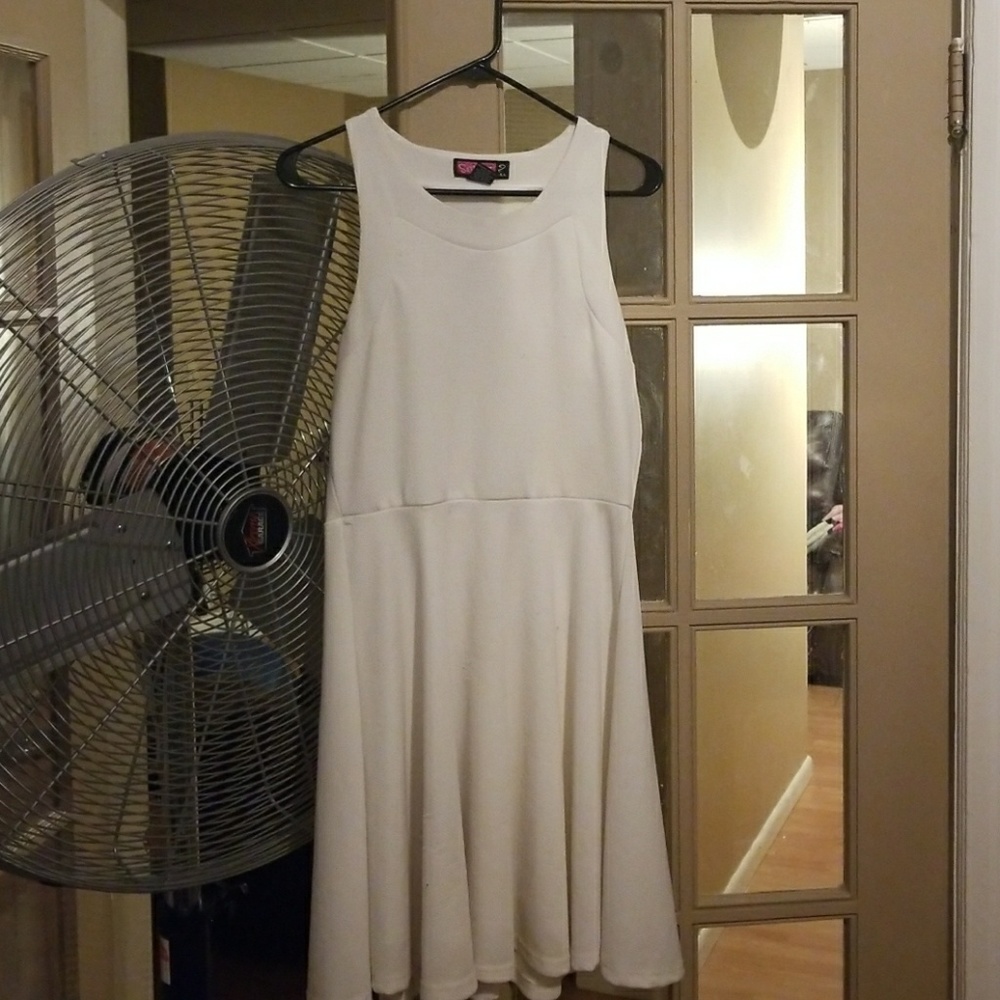 Eva heard of a little white dress? Well this is it