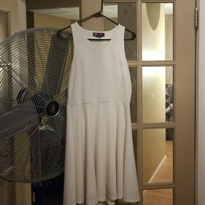 Eva heard of a little white dress? Well this is it