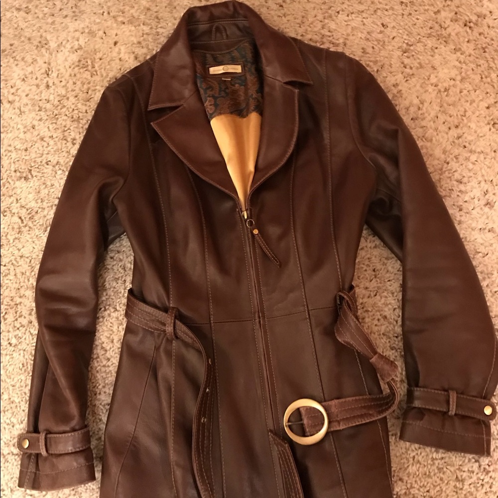 PRICE REDUCED!  Wilson’s leather coat.