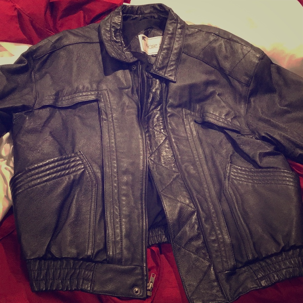 Leather jacket