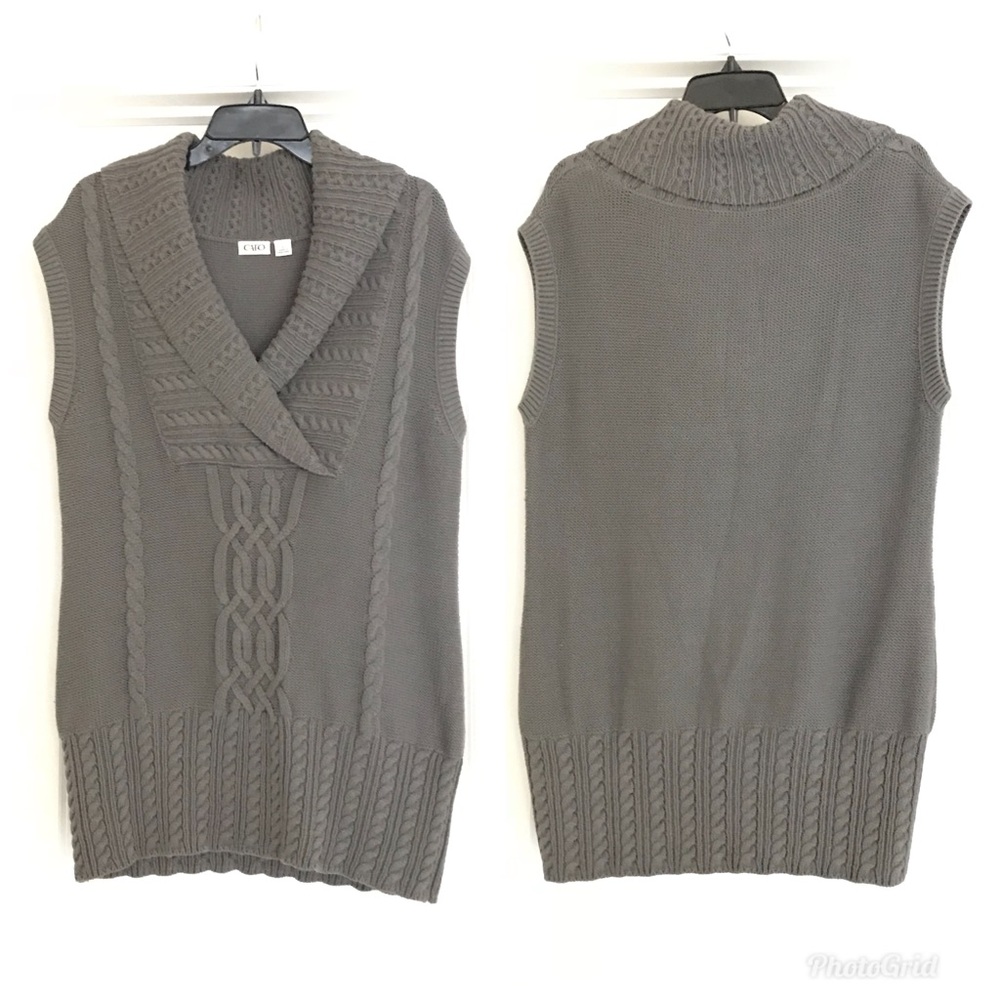 Cato Gray Tunic Sweater