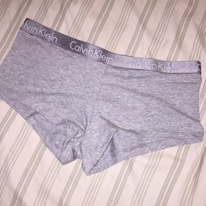 Grey Calvin Klein Boyshorts Small