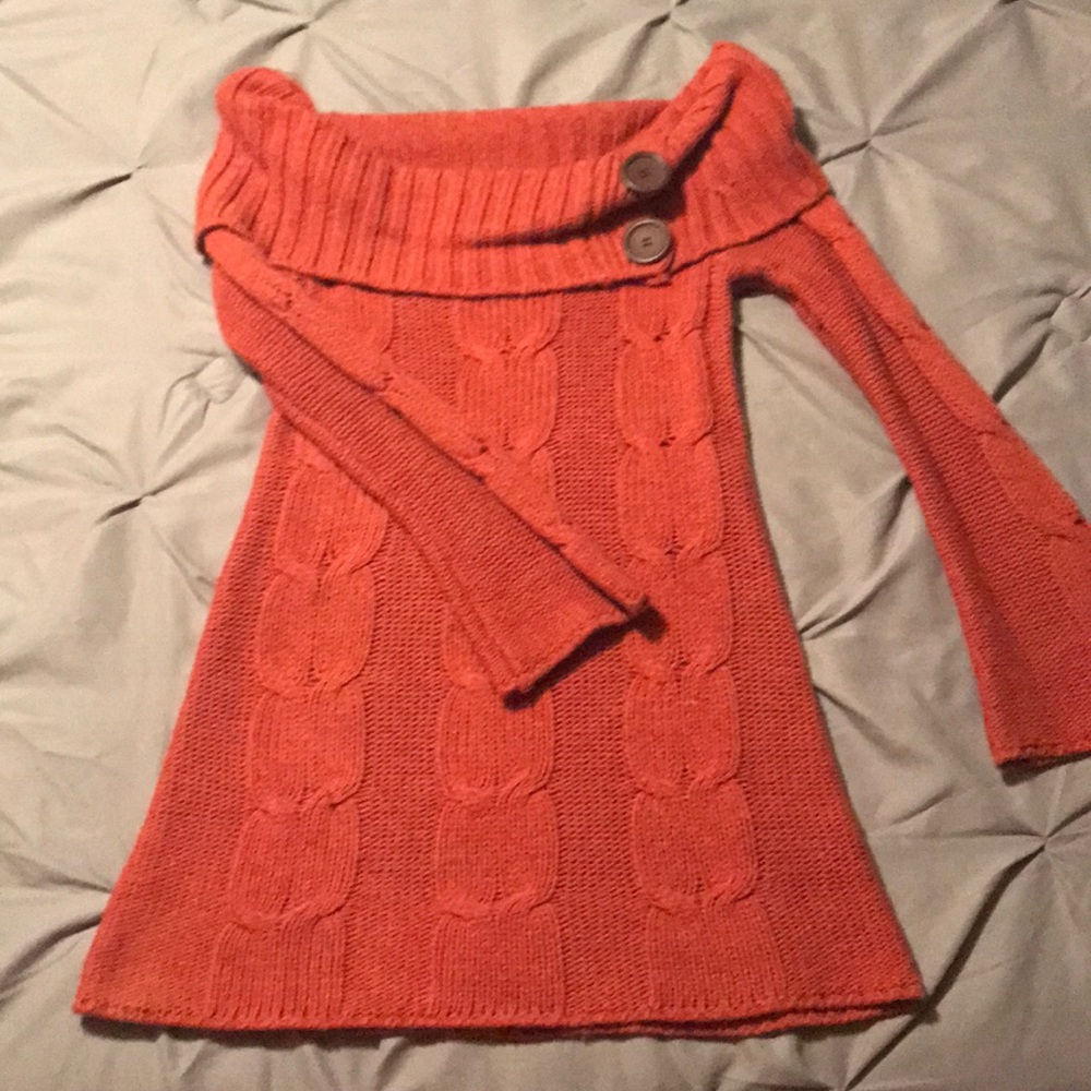 🌵Burnt orange 🍊 sweater dress!🌵🌵 - Picture 1 of 5