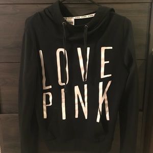 Love pink hoodie