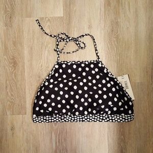 Mix & Match Polka Dot Halter Swim Top