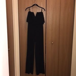 LuLu’s Black Strapless Jumpsuit
