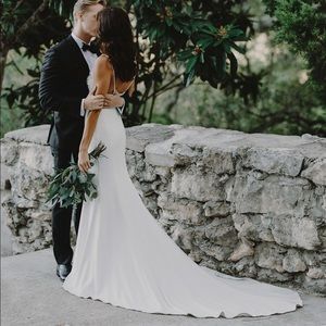 BHLDN Custom wedding gown