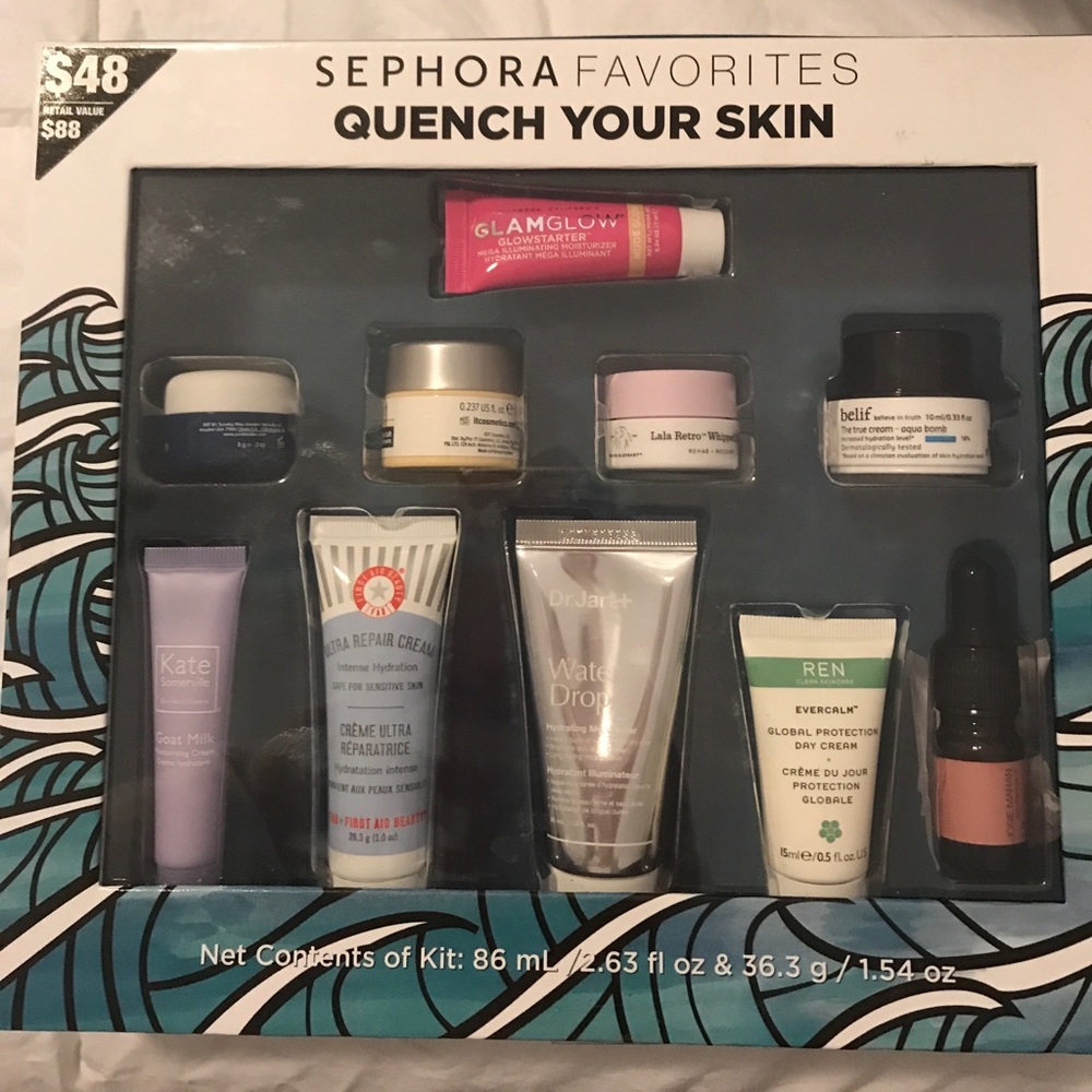 Sephora "favorites" skincare