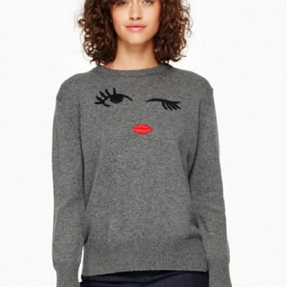 kate spade Sweaters - Kate Spade Winking Sweater - Size M -NWOT
