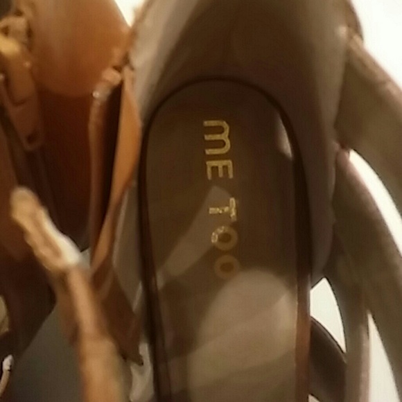 Me too strappy high heel leather shoe - Picture 4 of 4