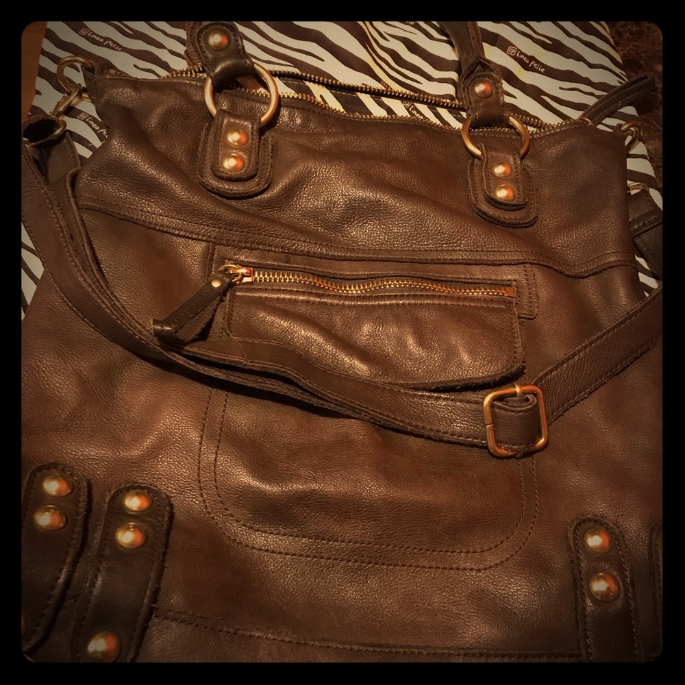 Linea Pelle Dylan N/S Leather Tote