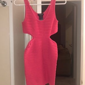 Bebe Bodycon Dress- Pink