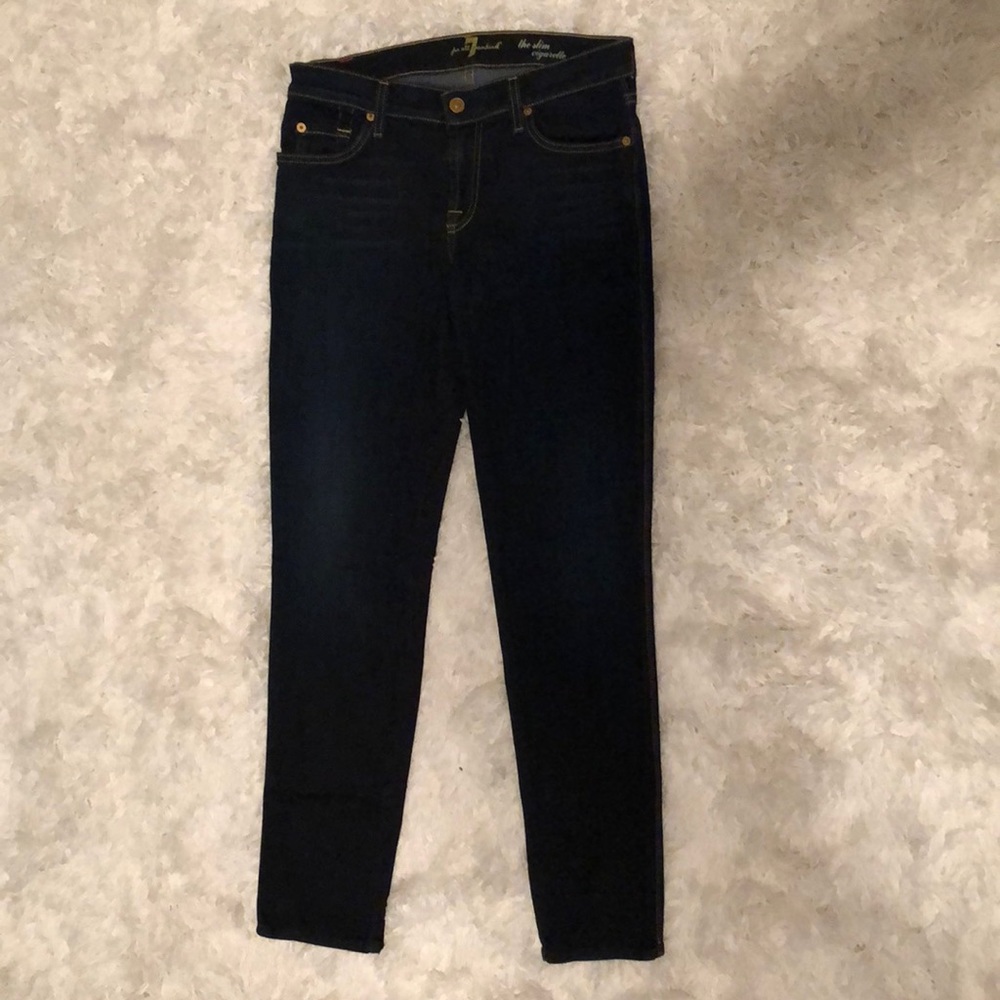 7 For All Mankind slim cigarette jeans