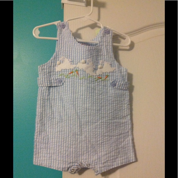 cotton Kids Other - Smocked Bunny Romper