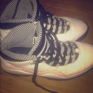 Black/White Air Jordan 10