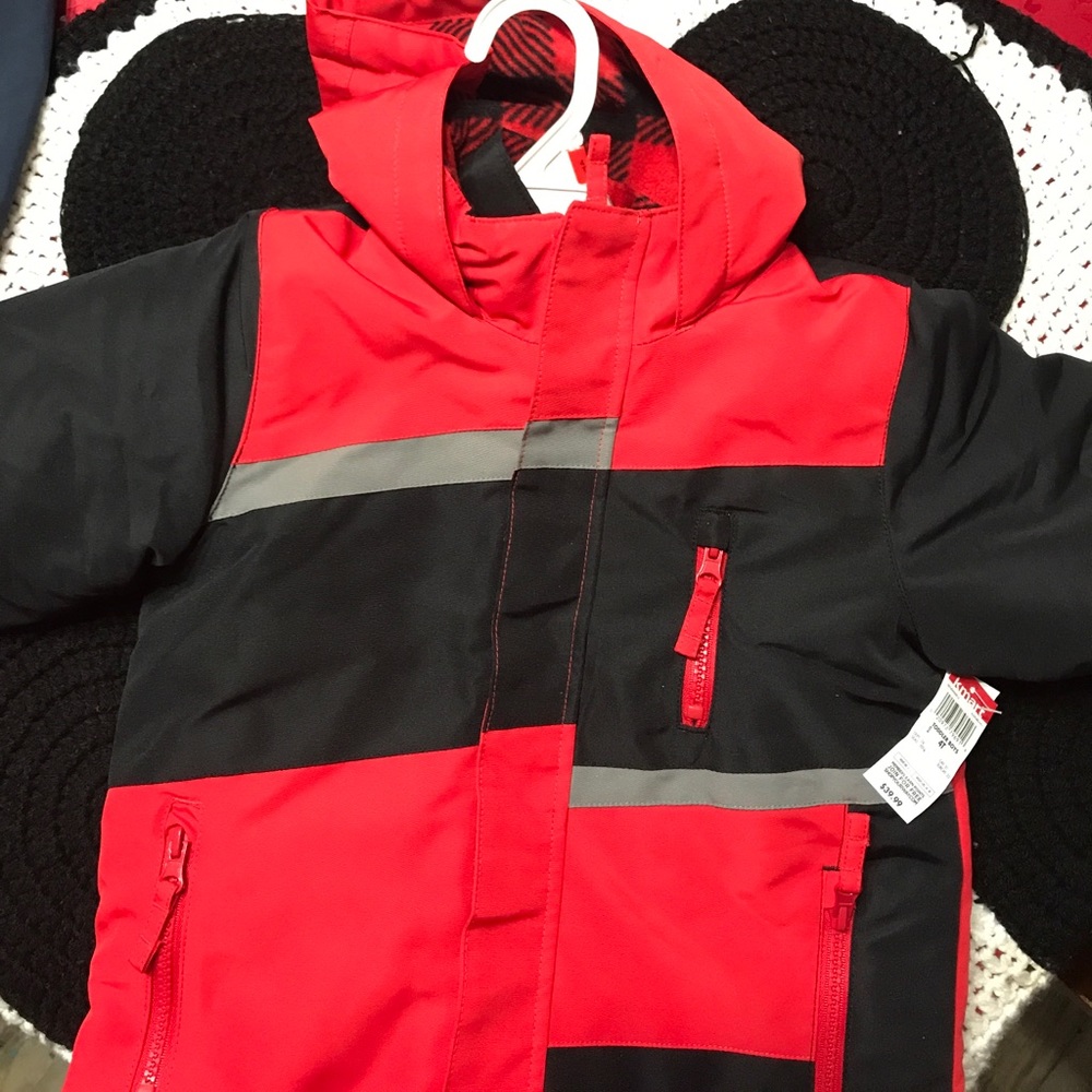 Little boys 2 piece jacket with tags