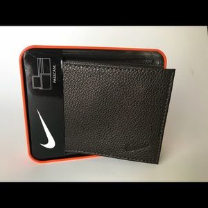 Nike Genuine Leather Bifold Pass case Wallet