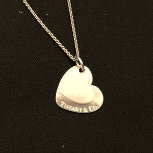 Tiffany & Co. Double Heart Pendant Necklace