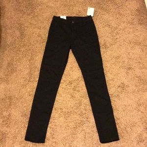 Black High Waisted Skinny Jeans