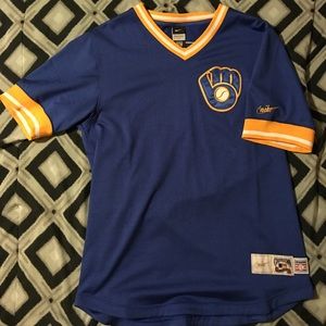 Cooperstown Hall Of Fame Nike Robin Yount Jersey.