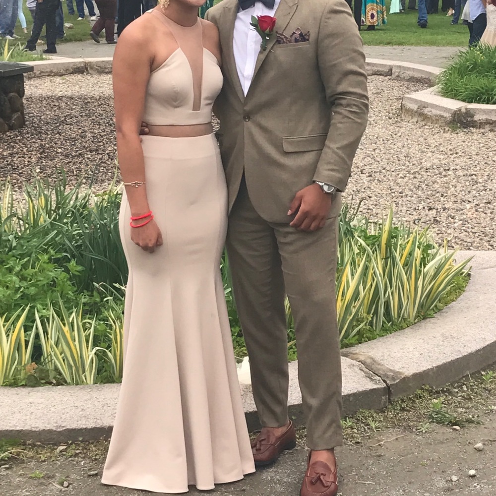 Jovani illusion prom dress