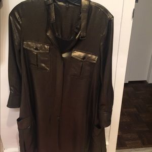 Shirt dress gold color!!