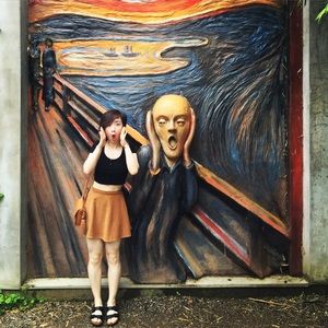 AA corduroy circle skirt