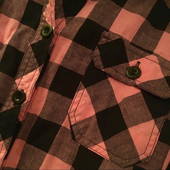 Checkered 3/4 Button Down - Picture 2 of 3