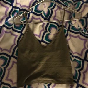 Olive Brandy Melville Crop top