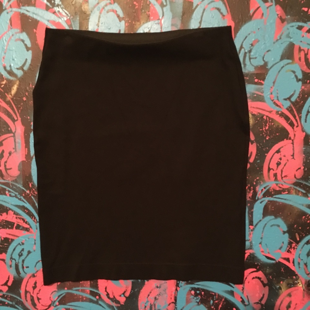 LOFT Black Stretch Skirt