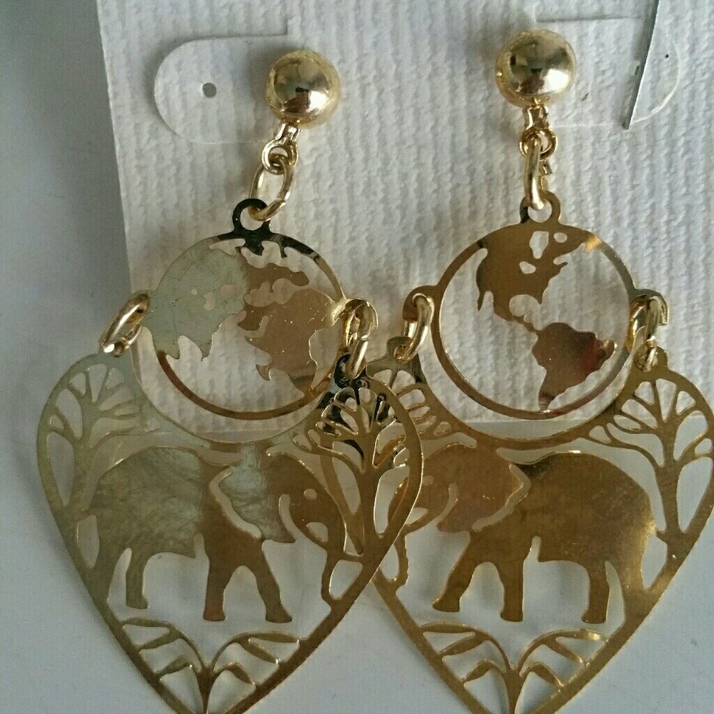 Earrings gold colors