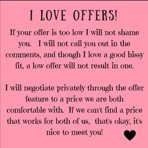 It's nice to meet you! Make an offer 😇