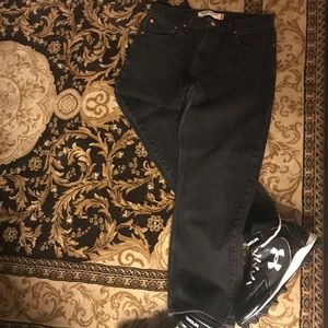 Levi, Regular fit 505: Men black jeans
