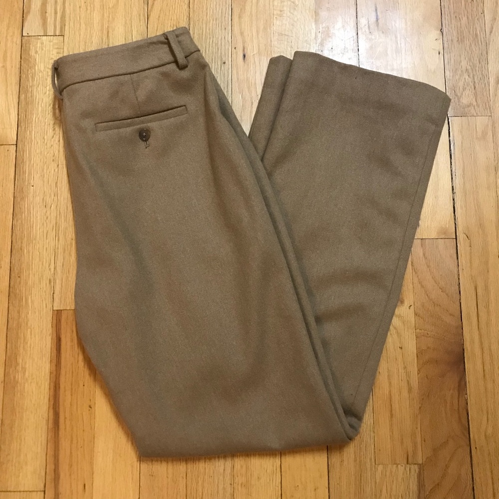 Ann Taylor Tan Wool Blend Pants